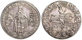 MAXIMILIAN III ARCHDUKE OF AUSTRIA (1612 - 1618)&nbsp;
1 Thaler, 1603, 28,13g, Dav 5848, Dav 5848&nbsp;

VF | VF


ARCIVÉVODA MAXMILIÁN (1612 - ...