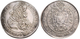 LEOPOLD I (1657 - 1705)&nbsp;
1 Thaler, 1693, KB, 28,54g, Her 736, KB. Her 736&nbsp;

VF | VF


LEOPOLD I. (1657 - 1705)&nbsp;
1 Tolar, 1693, K...