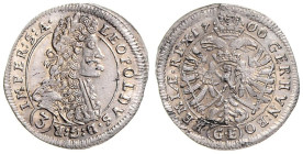 LEOPOLD I (1657 - 1705)&nbsp;
3 Kreuzer, 1700, Praha, 1,7g, Hal 1429, Praha. Hal 1429&nbsp;

about UNC | about UNC


LEOPOLD I. (1657 - 1705)&nb...