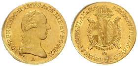 JOSEPH II (1765 - 1790)&nbsp;
1 Ducat, 1786, A, 5,54g, Her 101, A. Her 101&nbsp;

about UNC | about UNC


JOSEF II. (1765 - 1790)&nbsp;
1/2 Sov...