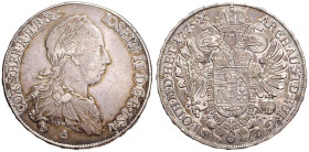 JOSEPH II (1765 - 1790)&nbsp;
1 Thaler, 1775, A / I.C. - F.A. , 27,88g, Her 87, A / I.C. - F.A. Her 87&nbsp;

VF | EF


JOSEF II. (1765 - 1790)&...