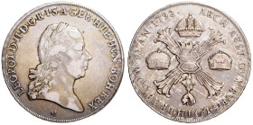 LEOPOLD II (1790 - 1792)&nbsp;
1 Thaler type with the cross, 1792, M, 29,4g, Her 45, M. Her 45&nbsp;

VF | VF


LEOPOLD II. (1790 - 1792)&nbsp;...