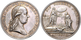 LEOPOLD II (1790 - 1792)&nbsp;
Silver medal Homage in Belgium, 1791, 25,52g, 39 mm, Ag 900/1000, Mont 2229, 39 mm, Ag 900/1000, Mont 2229&nbsp;

EF...