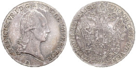 FRANCIS II / I (1792 - 1806 - 1835)&nbsp;
1 Thaler, 1818, B, 27,98g, Früh 142, B. Früh 142&nbsp;

about EF | about EF , rysky | hairlines


FRAN...