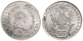 FRANCIS II / I (1792 - 1806 - 1835)&nbsp;
20 Kreuzer, 1808, A, 6,65g, Früh 227, A. Früh 227&nbsp;

about UNC | UNC 


FRANTIŠEK II. / I. (1792 -...