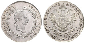 FRANCIS II / I (1792 - 1806 - 1835)&nbsp;
20 Kreuzer, 1830, C, 6,71g, Früh 372, C. Früh 372&nbsp;

UNC | UNC


FRANTIŠEK II. / I. (1792 - 1806 -...