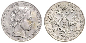 FERDINAND V / I (1835 - 1848)&nbsp;
3 Kreuzer, 1839, A, 1,74g, Früh 897, A. Früh 897&nbsp;

about UNC | about UNC


FERDINAND V. / I. (1835 - 18...