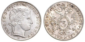 FERDINAND V / I (1835 - 1848)&nbsp;
3 Kreuzer, 1848, A, 1,71g, Früh 917, A. Früh 917&nbsp;

about UNC | UNC


FERDINAND V. / I. (1835 - 1848)&nb...