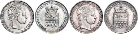FERDINAND V / I (1835 - 1848)&nbsp;
Lot 2 Silver Jetons (small) To commemorate the Homage in Transylvania (Sibiu), 1837, 6,56g, Ag, Ag&nbsp;

UNC |...