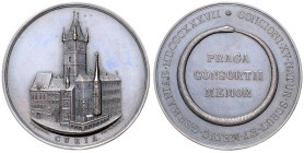 FERDINAND V / I (1835 - 1848)&nbsp;
AE medal To commemorate XV. Congress of the German Natural Scientists and Doctors in Prague, 1837, 50,27g, 45 mm,...