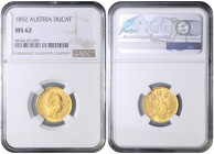 FRANZ JOSEPH I (1848 - 1916)&nbsp;
1 Ducat, 1892, Früh 1251, Früh 1251&nbsp;

UNC | UNC , NGC MS 62


FRANTIŠEK JOSEF I. (1848 - 1916)&nbsp;
1 ...
