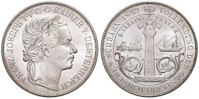 FRANZ JOSEPH I (1848 - 1916)&nbsp;
2 Thaler To commemorate the Completion of the Construction of the South Austrian Railway between Vienna and Triest...