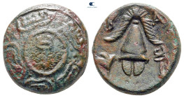Kings of Macedon. Uncertain mint. Alexander III "the Great" 336-323 BC. Bronze Æ