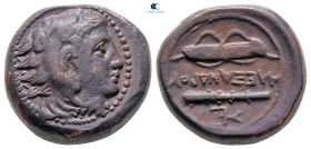 Kings of Macedon. Uncertain mint. Alexander III "the Great" 336-323 BC. Bronze Æ