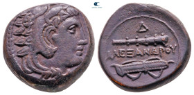 Kings of Macedon. Uncertain mint. Alexander III "the Great" 336-323 BC. Bronze Æ