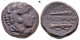 Kings of Macedon. Uncertain mint. Alexander III "the Great" 336-323 BC. Bronze Æ