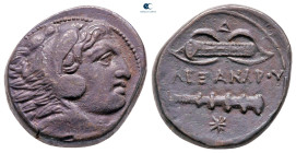 Kings of Macedon. Uncertain mint. Alexander III "the Great" 336-323 BC. Bronze Æ