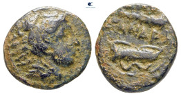 Kings of Macedon. Uncertain mint. Alexander III "the Great" 336-323 BC. Bronze Æ