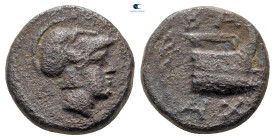Kings of Macedon. Uncertain mint. Demetrios I Poliorketes 306-283 BC. Bronze Æ