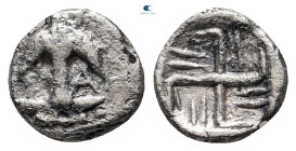 Thrace. Apollonia Pontica circa 540-530 BC. Hemiobol AR