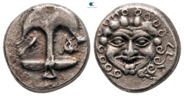 Thrace. Apollonia Pontica circa 480-450 BC. Drachm AR