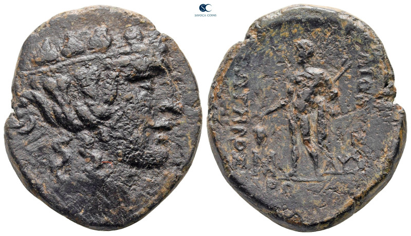 Thrace. Maroneia circa 189-45 BC. 
Bronze Æ

27 mm, 11,67 g



very fine