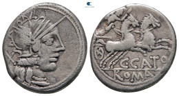 C. Porcius Cato 123 BC. Rome. Denarius AR