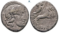 C. Vibius C.f. Pansa 90 BC. Rome. Denarius AR