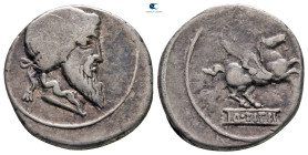 Q. Titius 90 BC. Rome. Denarius AR