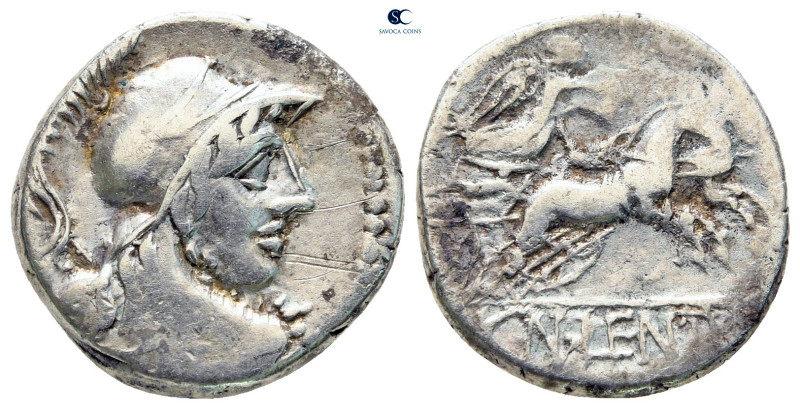 Cn. Lentulus Clodianus 88 BC. Rome
Denarius AR

17 mm, 3,96 g



very fin...