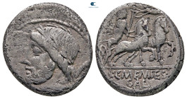 L. C. Memmius L. f. Galeria 87 BC. Rome. Denarius AR