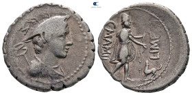 C. Mamilius Limetanus 82 BC. Rome. Serrate Denarius AR