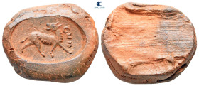 Greek. Clay Tessera