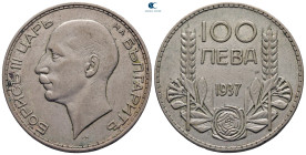 Bulgaria.  AD 1937. 100 Leva