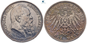 Germany.  AD 1821-1911. 3 Mark