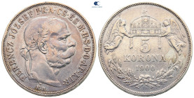Hungary. Franz Joseph AD 1848-1916. 5 Korona 1900