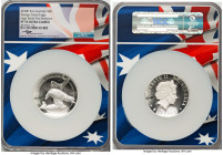 Elizabeth II silver Proof High Relief "Wedge-Tailed Eagle" 8 Dollars (5 oz) 2018-P PR70 Ultra Cameo NGC, Perth mint. Mintage: 2,500. First Releases. S...