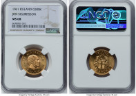 Republic gold "Jon Sigurdsson" 500 Kronur 1961 MS68 NGC, KM14. HID09801242017 © 2022 Heritage Auctions | All Rights Reserved