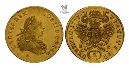 Joseph II. 2 Ducats 1777 E// HG. Alba Iulia.