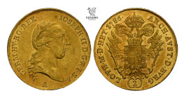 Joseph II. 2 Ducats 1786. Vienna.