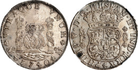 MEXICO. 8 Reales, 1740/30-Mo MF. Mexico City Mint. Philip V. NGC AU-58.
KM-103; Cal-1454; Yonaka-M8-40A. Overdate variety. On the cusp of Mint State ...