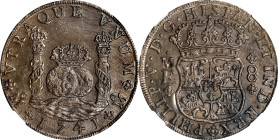 MEXICO. 8 Reales, 1741-Mo MF. Mexico City Mint. Philip V. NGC AU Details--Salt Water Damage.
KM-103; Cal-1458. Despite the noted saltwater damage, th...