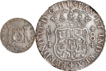 MEXICO. 8 Reales, 1752-Mo MF. Mexico City Mint. Ferdinand VI. NGC AU Details--Salt Water Damage.
KM-104.1; FC-25a; Gil-M-8-25; Yonaka-M8-52. This han...