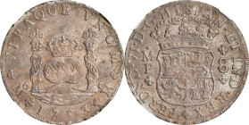 MEXICO. 8 Reales, 1753-Mo MF. Mexico City Mint. Ferdinand VI. NGC MS-63.
KM-104.1; FC-26a; Gil-M-8-26; Yonaka-M8-53. Beautifully preserved and very a...