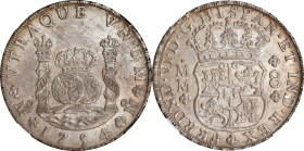 MEXICO. 8 Reales, 1754-Mo MM. Mexico City Mint. Ferdinand VI. NGC MS-61.
KM-104.2; FC-30a; Gil-M-8-30; Yonaka-M8-54d. Variety with crowns different. ...