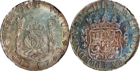 MEXICO. 8 Reales, 1757-Mo MM. Mexico City Mint. Ferdinand VI. NGC MS-62.
KM-104.2; Gil-M-8-33b; Yonaka-M8-57b. Variety with second style of crown ove...