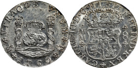 MEXICO. 8 Reales, 1760-Mo MM. Mexico City Mint. Charles III. NGC MS-62.
KM-105; Cal-497. This Mint State example delivers a rich luster and wholesome...