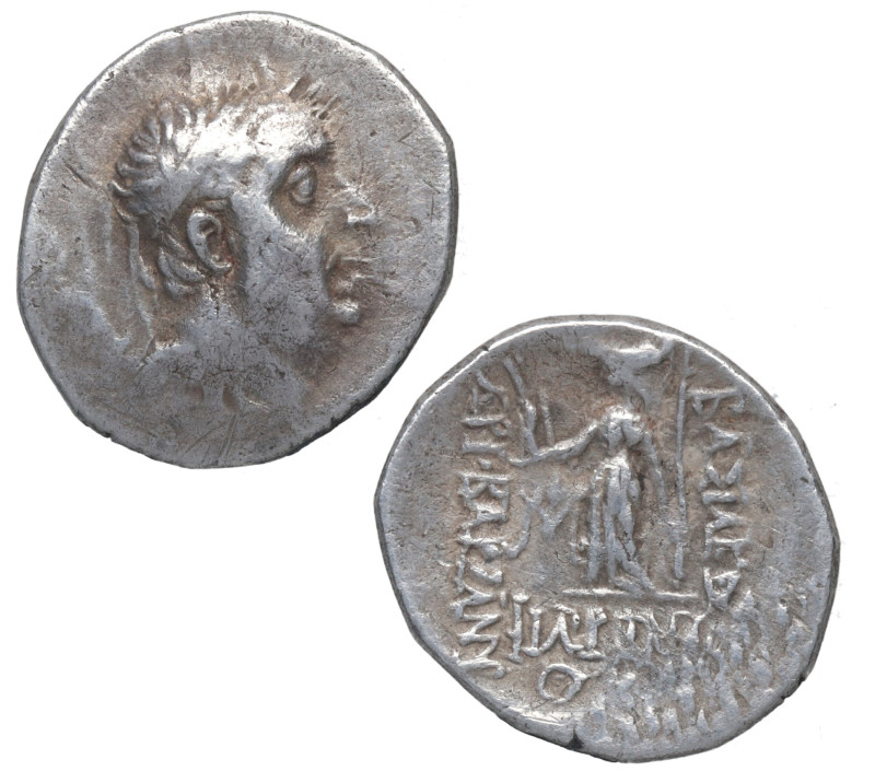 95- 63 a.C. Reino Capadocia. Ariobarzanes I. Dracma. Simonetta 39; HGC 7, 846. A...