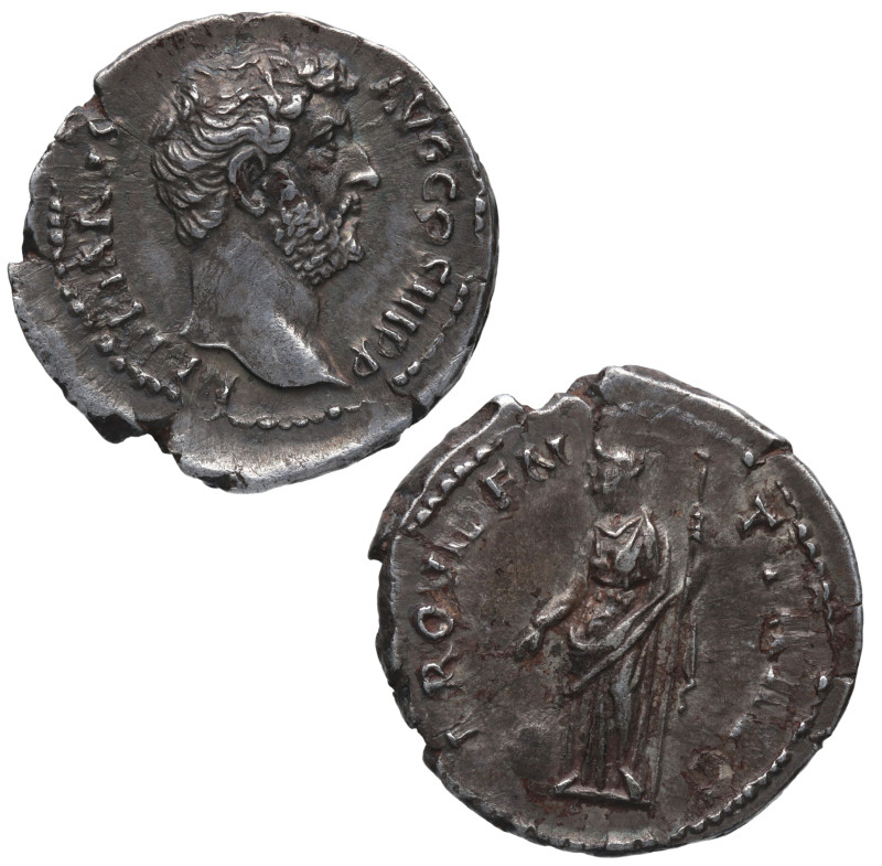 117-138 d.C. Adriano (117-138). Roma. Denario. Ag. 2,61 g. HADRIANVS AVG COS III...