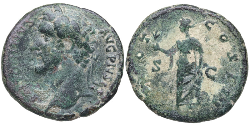 138-161. Antonino Pío. Roma. As. RIC 703. Ae. ANTONINVS AVG PIVS P P /TR POT COS...